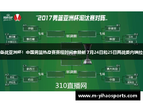 备战亚洲杯！中国男篮热身赛赛程时间表最新 7月24日和25日两战委内瑞拉